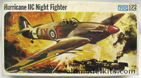 Frog 1/72 Hurricane IIC -Tank Buster / Sea Hurricane Night Fighter or Fighter Bomber, F171 plastic model kit